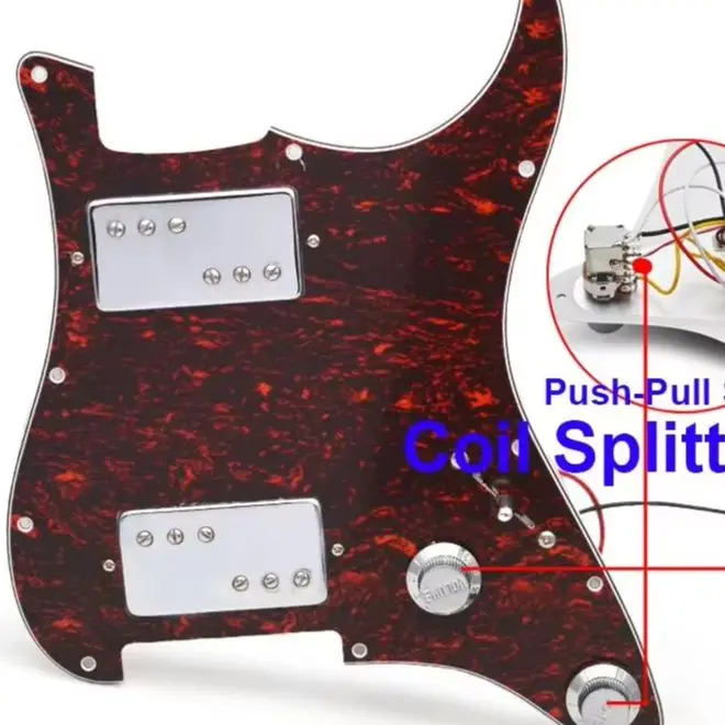 loaded-hh-strat-pickguard-tortoise-shell-prewired-humbucker-pickups-1v1t-3-way-switch-push-pull-for-st-electric-guitar
