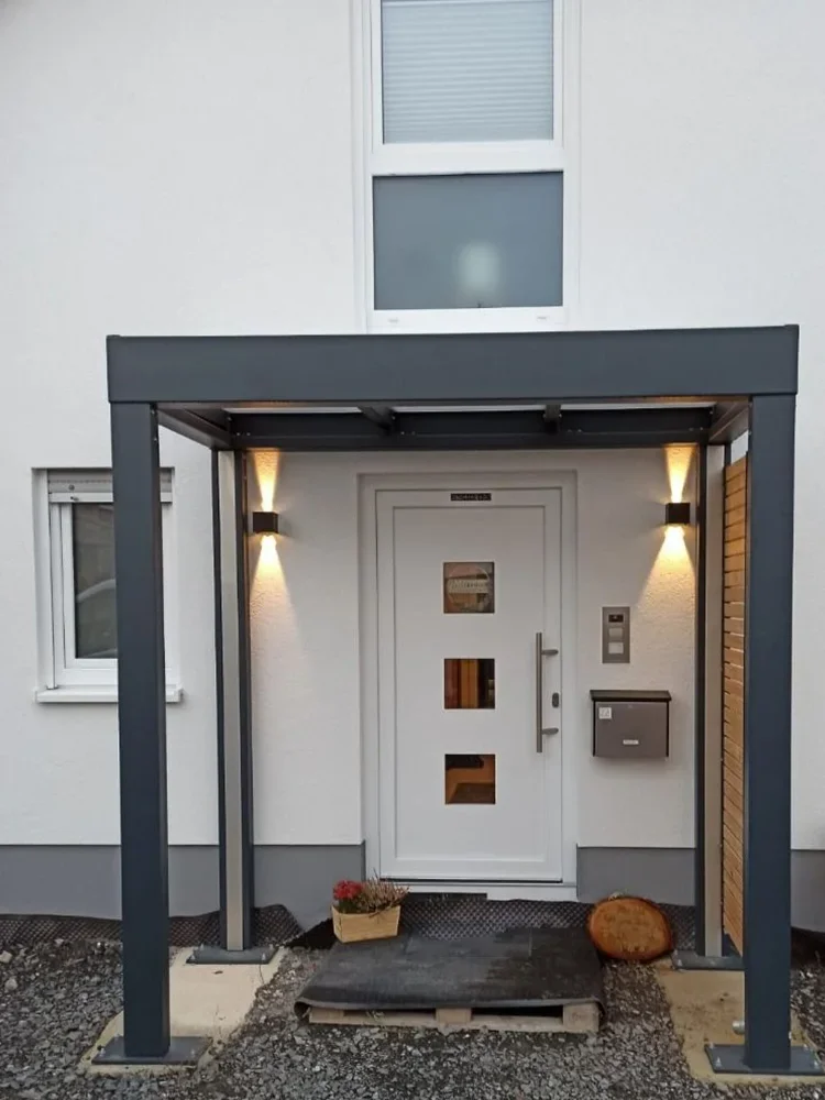 *IW% Entrance Door Main Exterior Front Entry Security Storm Doors Thermal Insulated Spliced Aluminum Door Home Decor Customize