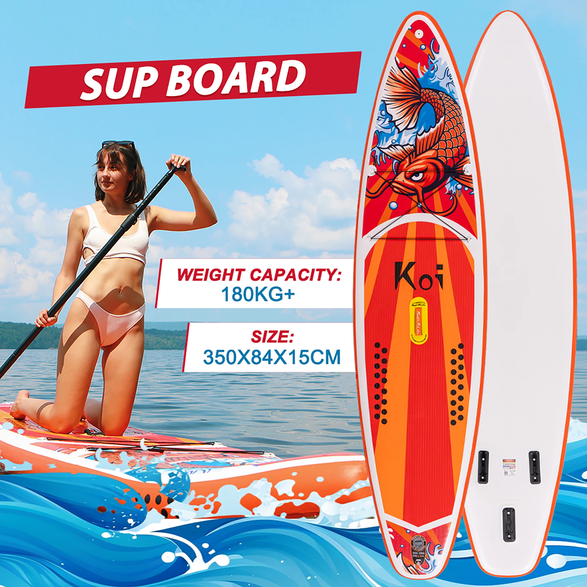 Feath-R-Lite-Planche de Surf Gonflable, 11 Pouces, avec Accessoires