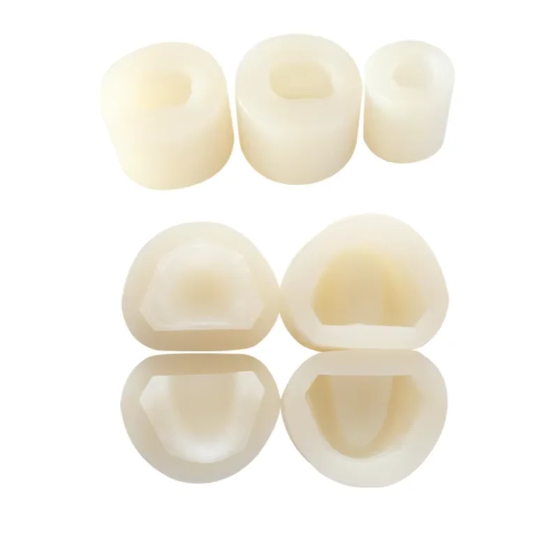 Dental Single Permnent Teeth Mould of Edentulous Jaw Complete Cavity Block Plaster Rubber Dentistry Instrument
