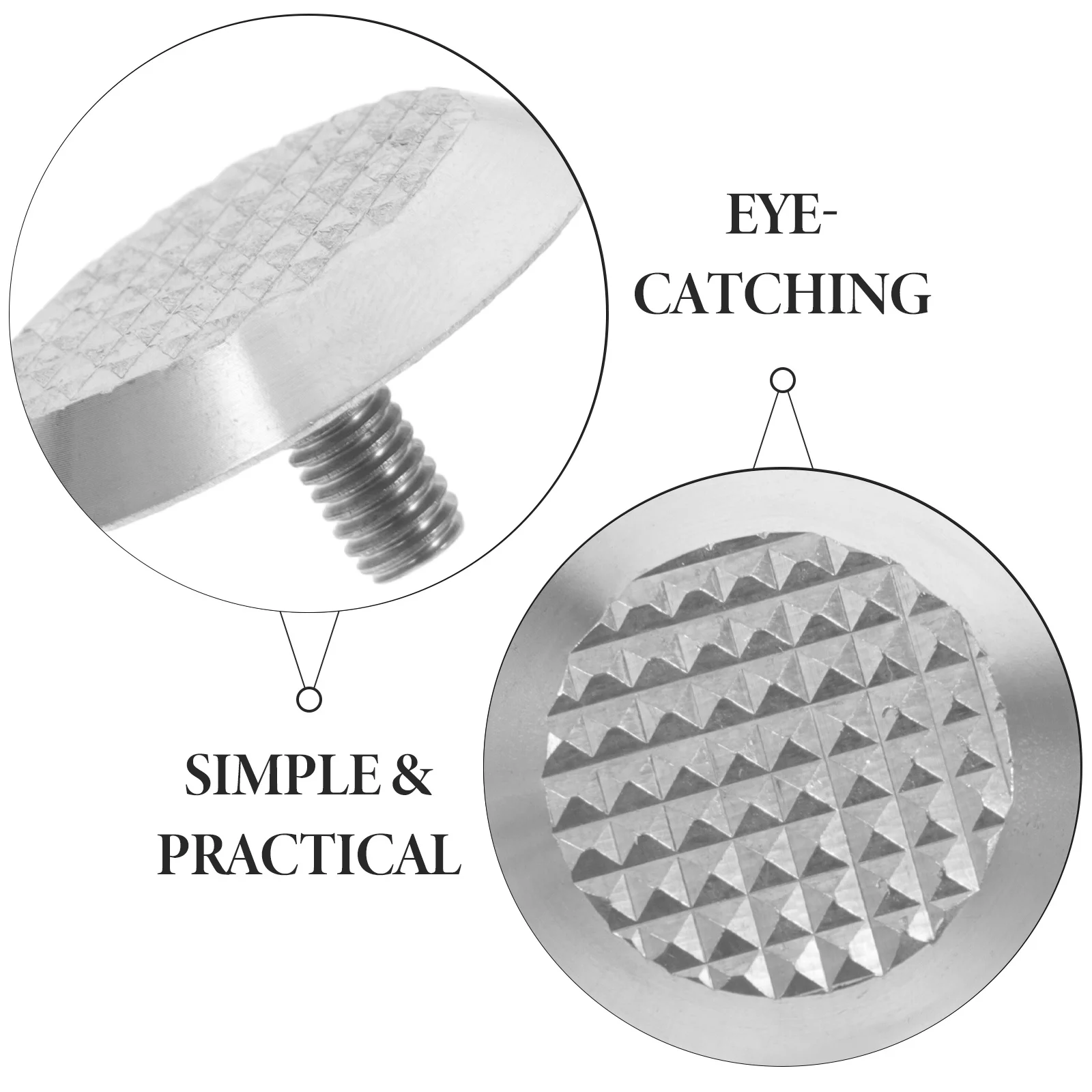 10pcs Blind Road Nail Tactile Warning Indicator 304 Stainless Steel Antislip for Sidewalk Subway Airport Safety Guidance