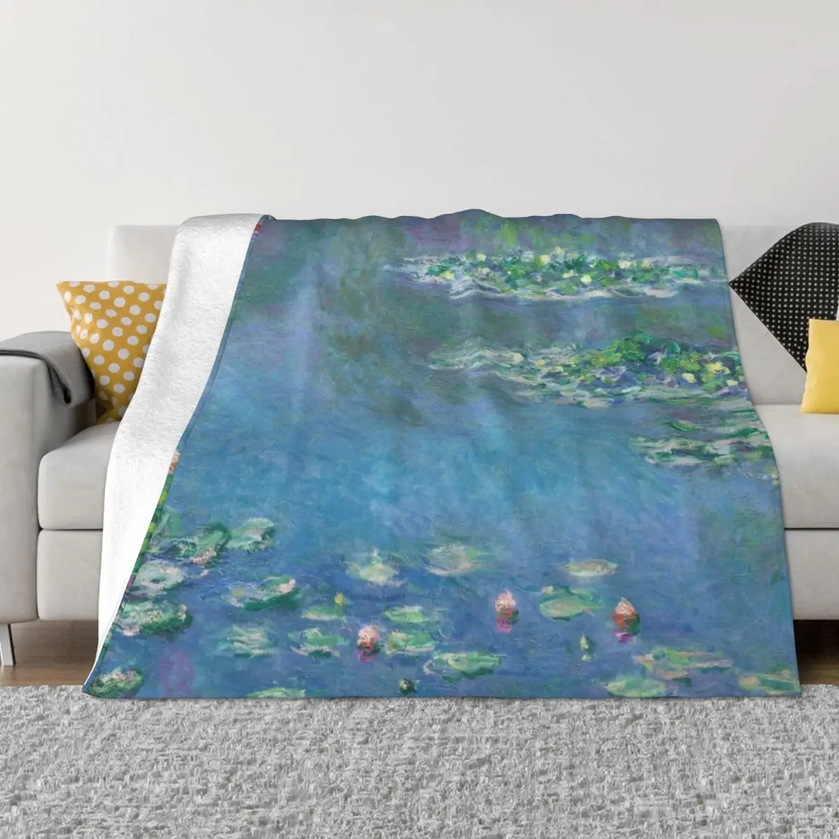 

Water Lilies (1840–1926) by Claude Monet Throw Blanket Large Blanket Blankets For Baby