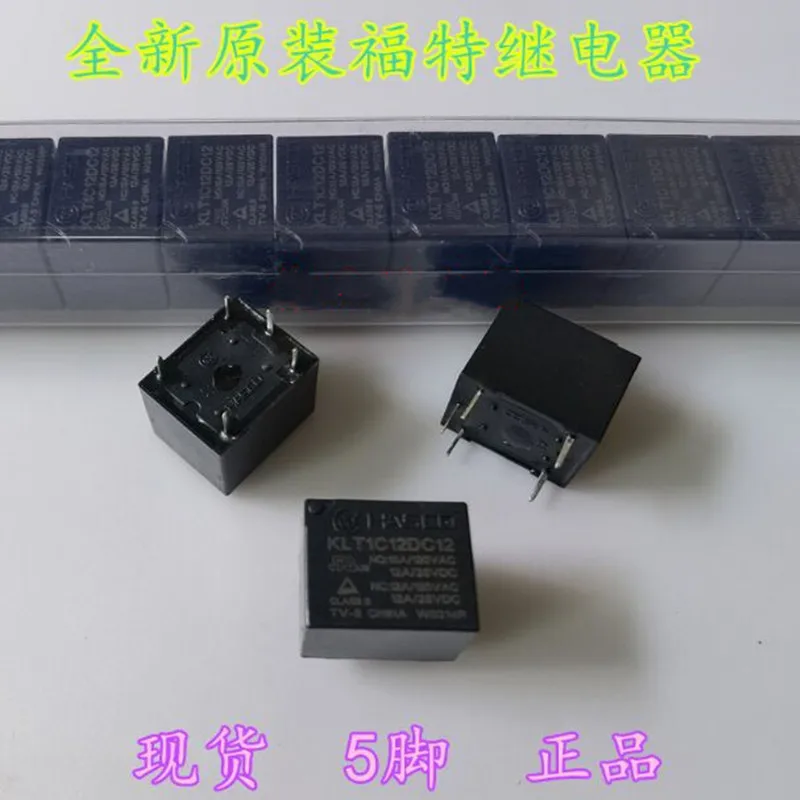 

KLT1C12DC12 12VDC 10A 250VAC DIP5 RELAY 1 From C ,New and original 5pcs/Lot