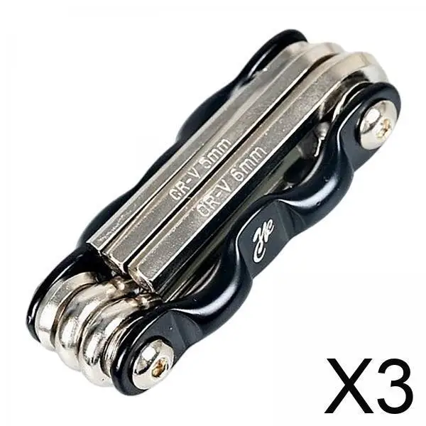 

Portable Bike Repair Tools Kit Hex Wrench Screwdriver Multifunction Cycling Multitool for Daily Fixes