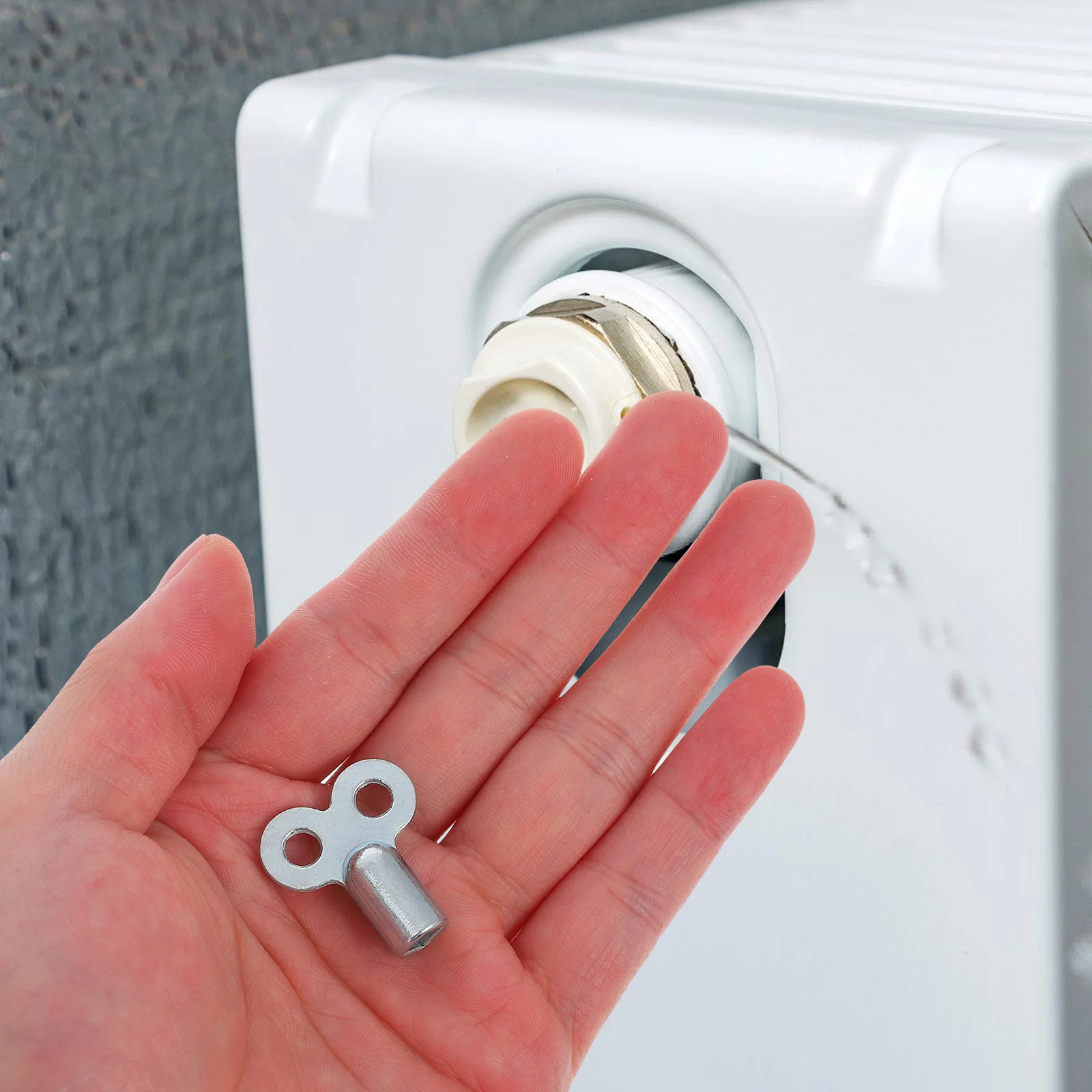 

8Pcs Radiator Keys Zinc Alloy Durable Gas Air Vent Keys Radiator Bleed Tool for Plumbing Heating Maintenance Utility Key