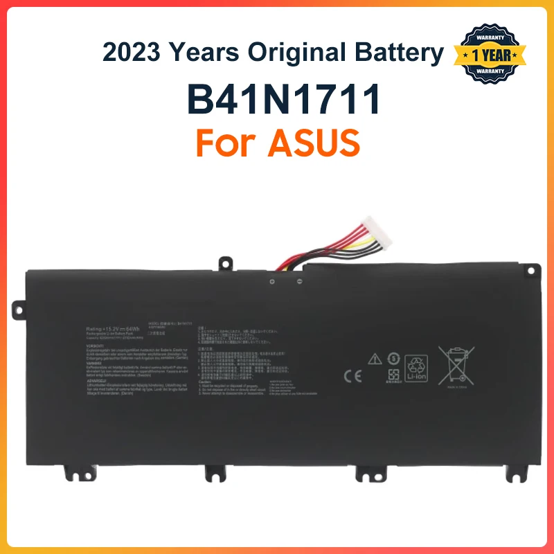 B41N1711 batería del ordenador portátil para ASUS Strix GL703VD GL703VM GL503VD GL503VM FX503V FX705DT FX705DD FX705DU FX705DY 64WH