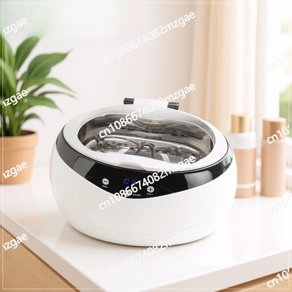 Ultrasonic Cleaner Small Cosmetic Tools Cleaner Household High Power