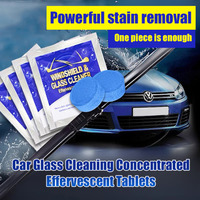 Washer car glass water concentrated wiper concentrate solid foam tablets to remove oil cleaner four seasons general-purpose