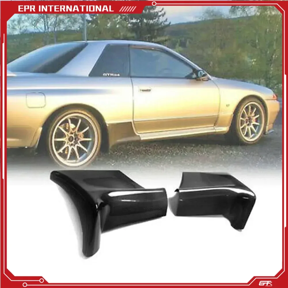 

Для Nissan R32 Skyline GTR EAS Стиль Углеродное волокно Черная глянцевая отделка Боковая юбка Добавьте на автомобильные аксессуары Внешние обвесы