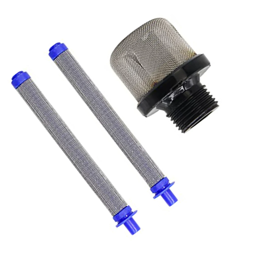 3pcs Airless Sprayer Filter Set 60 Mesh Airless Electric Paint Sprayer Hose Filter Inlet Screen For Airless Sprayers Pump Access