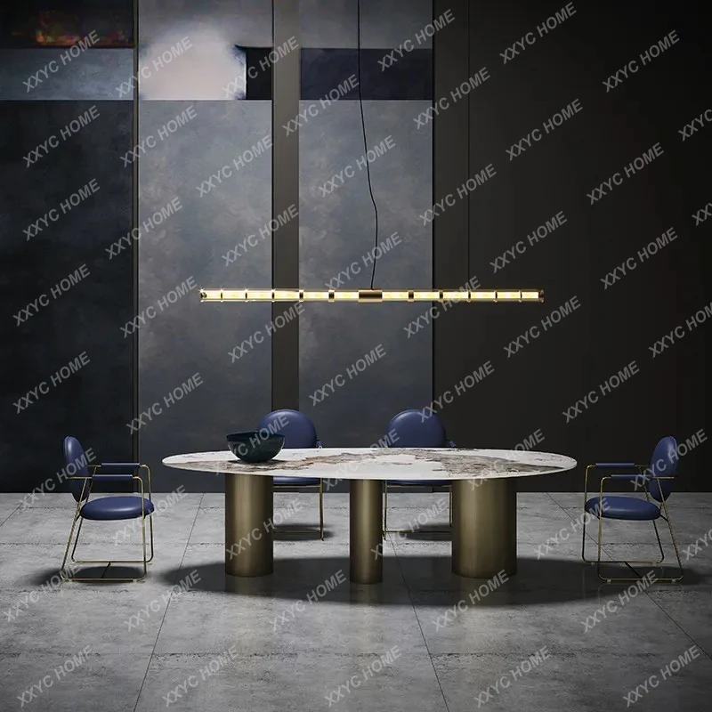 

Обеденный стол LXWater Drop Pandora, минималистичный, из высококачественного мрамора.