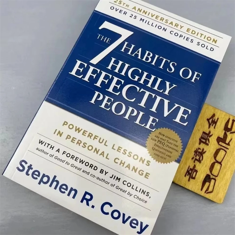 

The 7 Habits of Highly Effective People By Stephen R. Covey in English Original Professional Management Reading Book