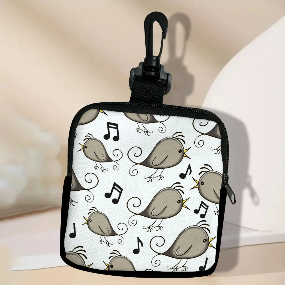 

Birds-Seamless-Pattern-Vector Printed Short WalletCoin Purse Multi-functional Card Holder Portable Zipper Money Bag 5.23
