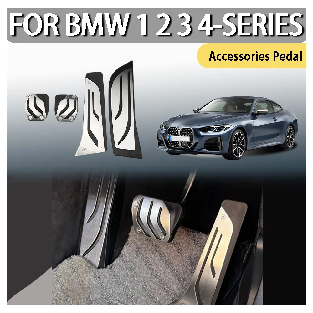 

Stainless Steel Cars Accessories Accessories Pedal For BMW 1 2 3 4-Series Car Decoration Car Upgrade Car Styling
