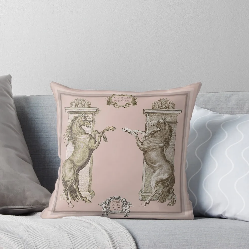 

Equestrian Horses of Versailles Throw Pillow sleeping pillows Sofas Covers pillow pillowcase pillow