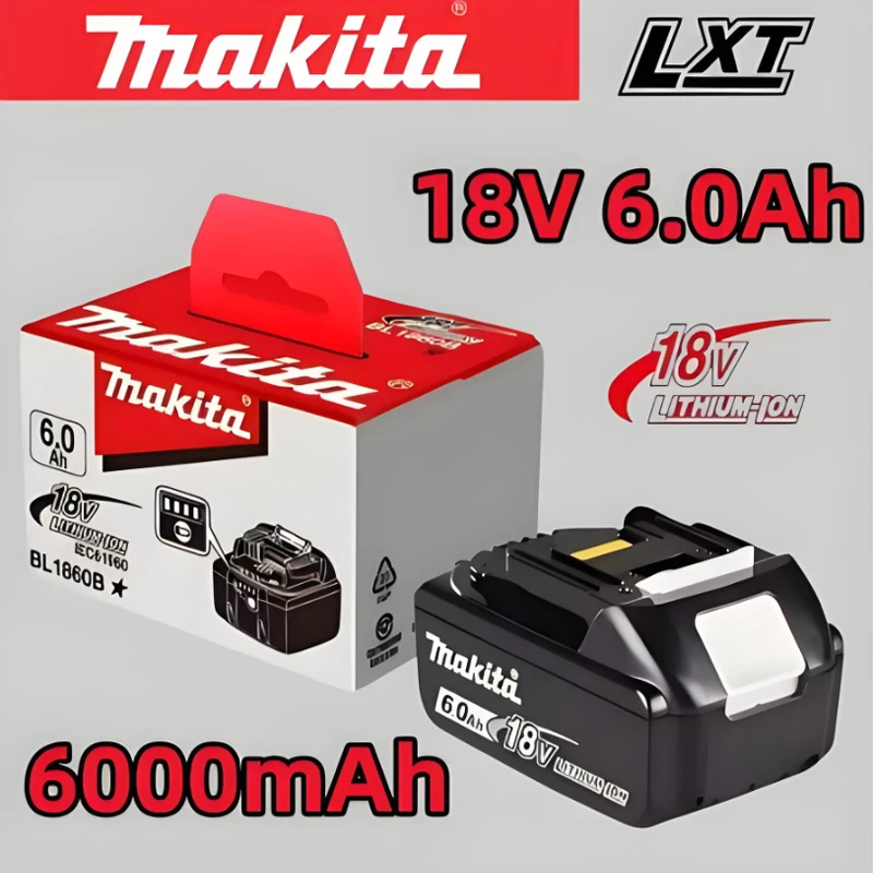 

Makita 18V battery equipped with DHP487 wireless impact drill 6.0AH 6000mAh high-energy lithium-ion battery makita power tool