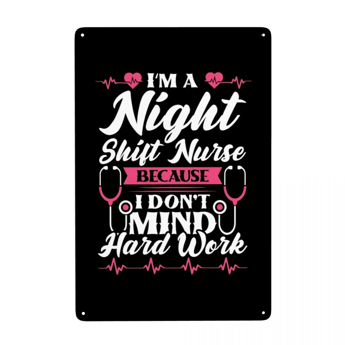 Металлическая жестяная вывеска Night Shift медсестры, новинка, винтажная табличка, домашняя комната, стена, ванная комната, бар, кафе, гараж, сад, декор фермерского дома