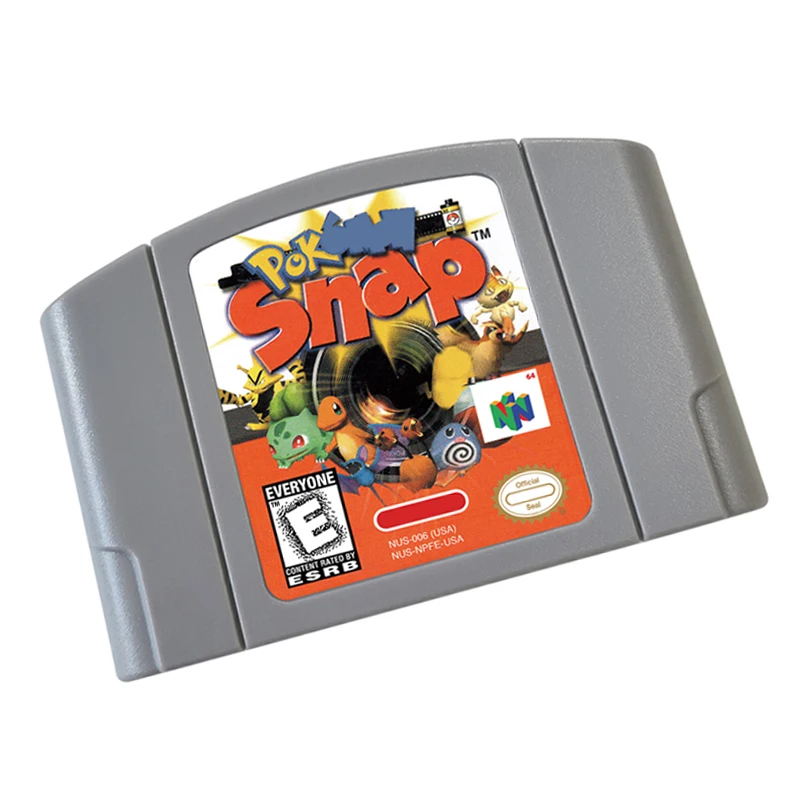 Игровой картридж для N64 Pomon Snap, игровой картридж высокого разрешения, совместимый с воспоминаниями детства