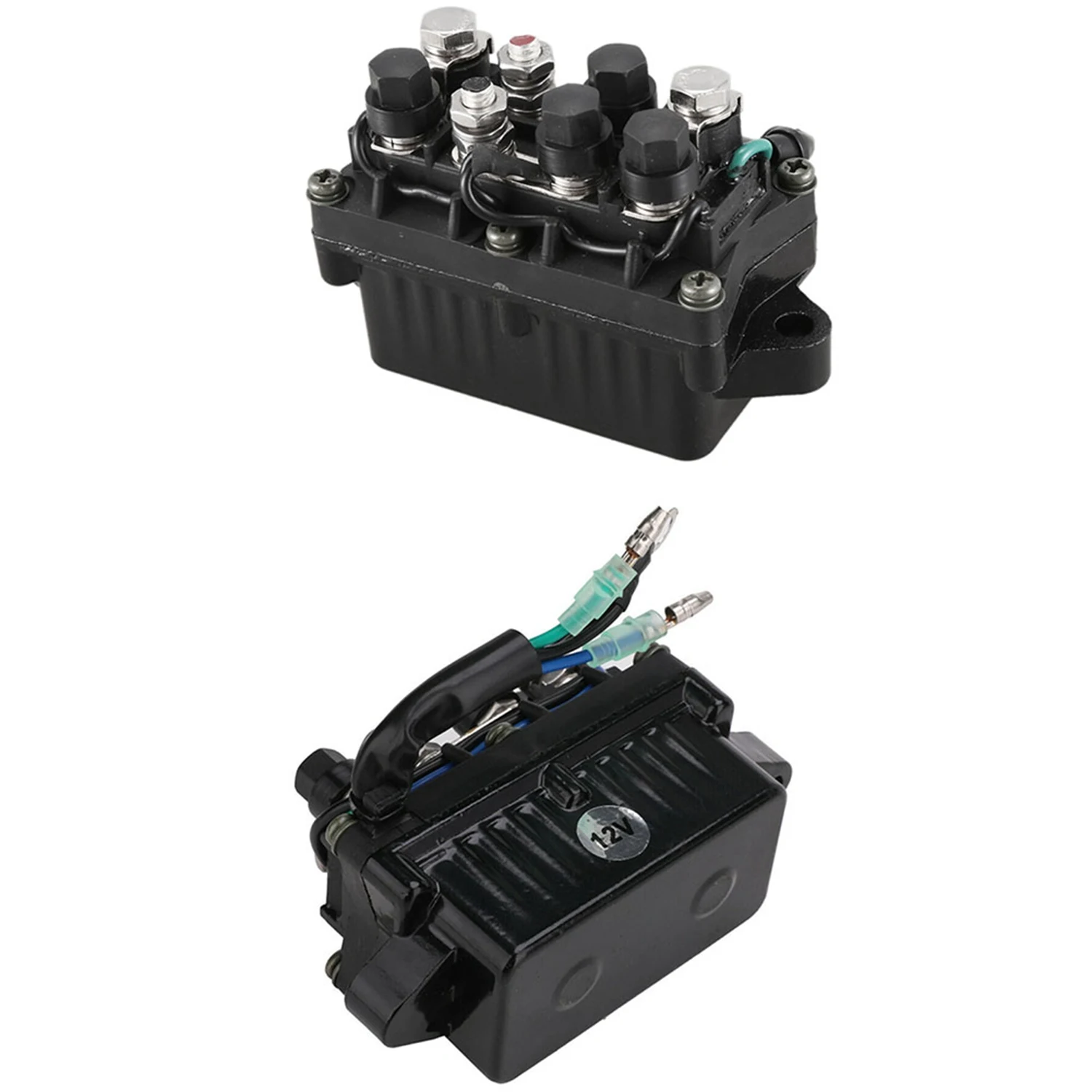 1Pcs Relay Assy Outboard Motor 4 Stroke Engine F 20-250Hp & 1Pcs Trim Tilt Relay for Yamaha Outboard 30 40 50 60 70