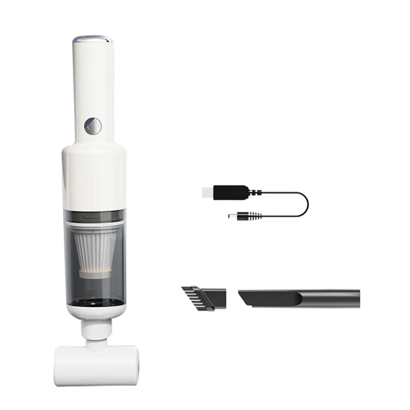 

RM-автомобильный пылесос 10000Pa с беспроводной зарядкой Air Duster Ручной мощный пылесос для домашнего офиса Белый