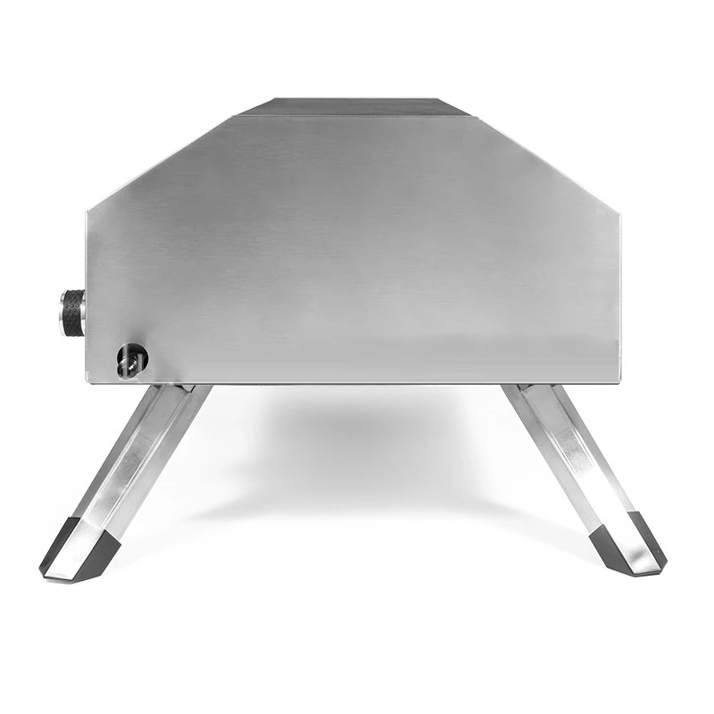 Máquina de Pizza de Gas portátil para el hogar, horno rotativo totalmente automático para hornear Pizza de Gas, 0-300 °C, AM01Y0005