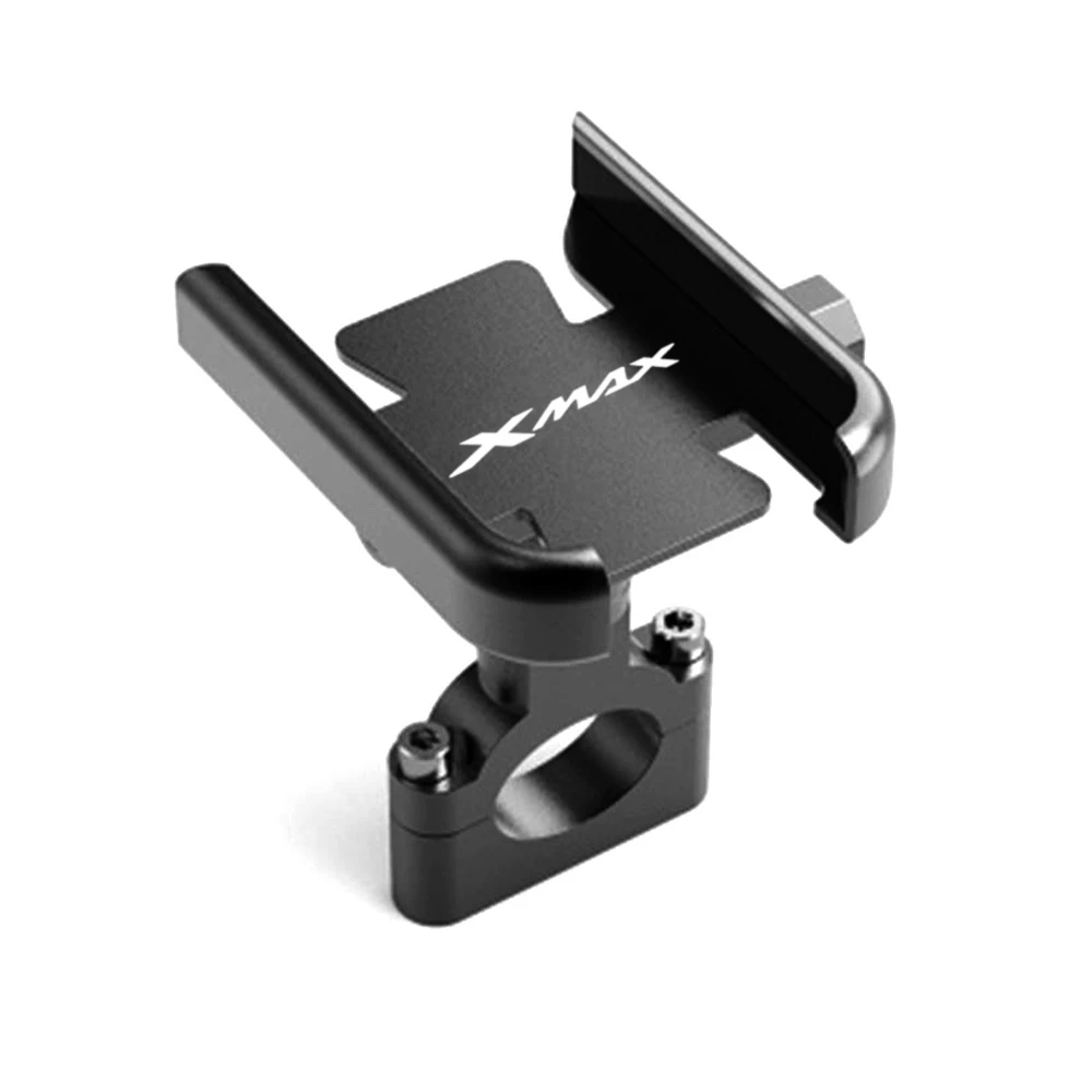 Soporte de teléfono móvil con espejo para manillar de motocicleta, accesorio CNC para Yamaha xmax300, xmax400, XMAX X-MAX, 125, 250, 300, 400