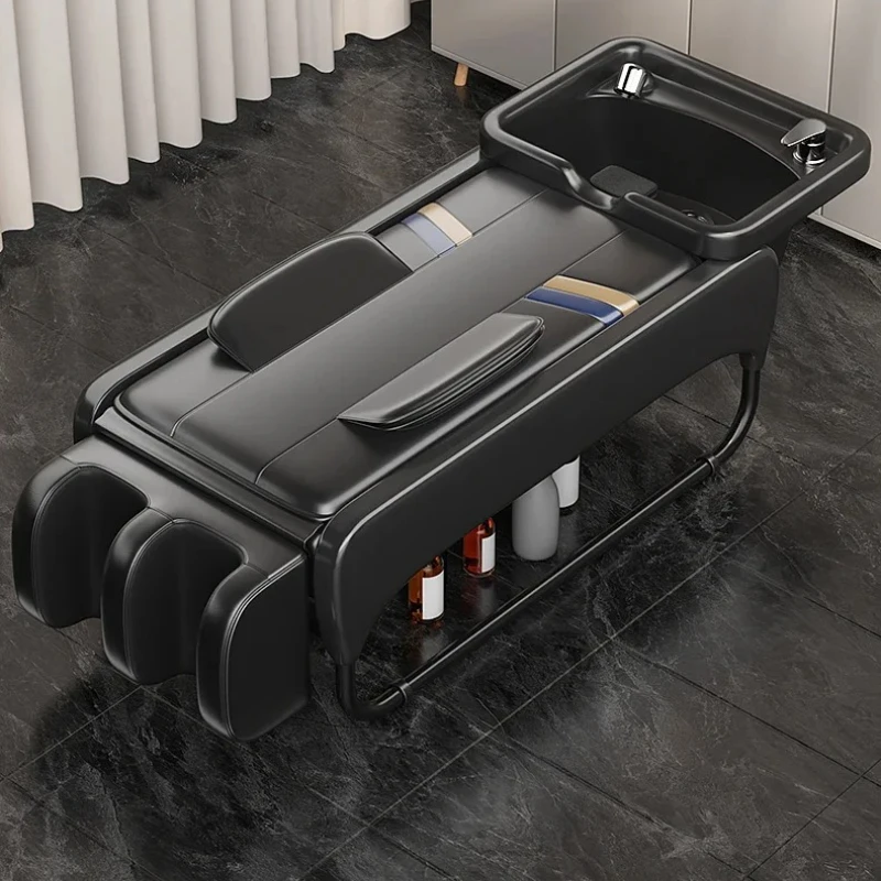 

Northern Europe Hair Salon Shampoo Chairs Intelligent Automatic Professional Massage Luxury Sillas Hairdresser Hydraulic Washing