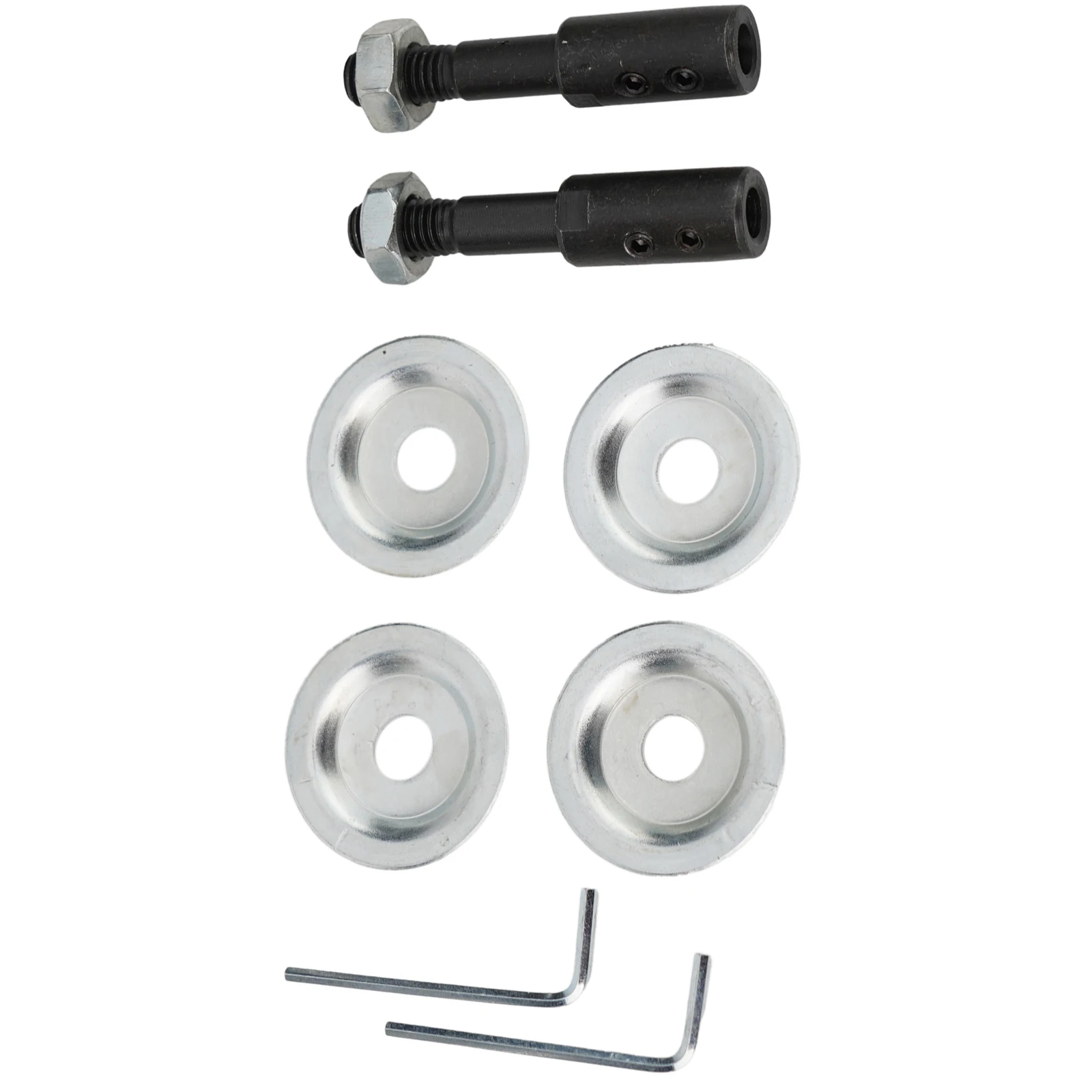 

Bench Grinder Spindle Adapter Left Right 2pcs/set 8x12x62mm For Grinding Machine For Grinding Polishing High Quality Brand New