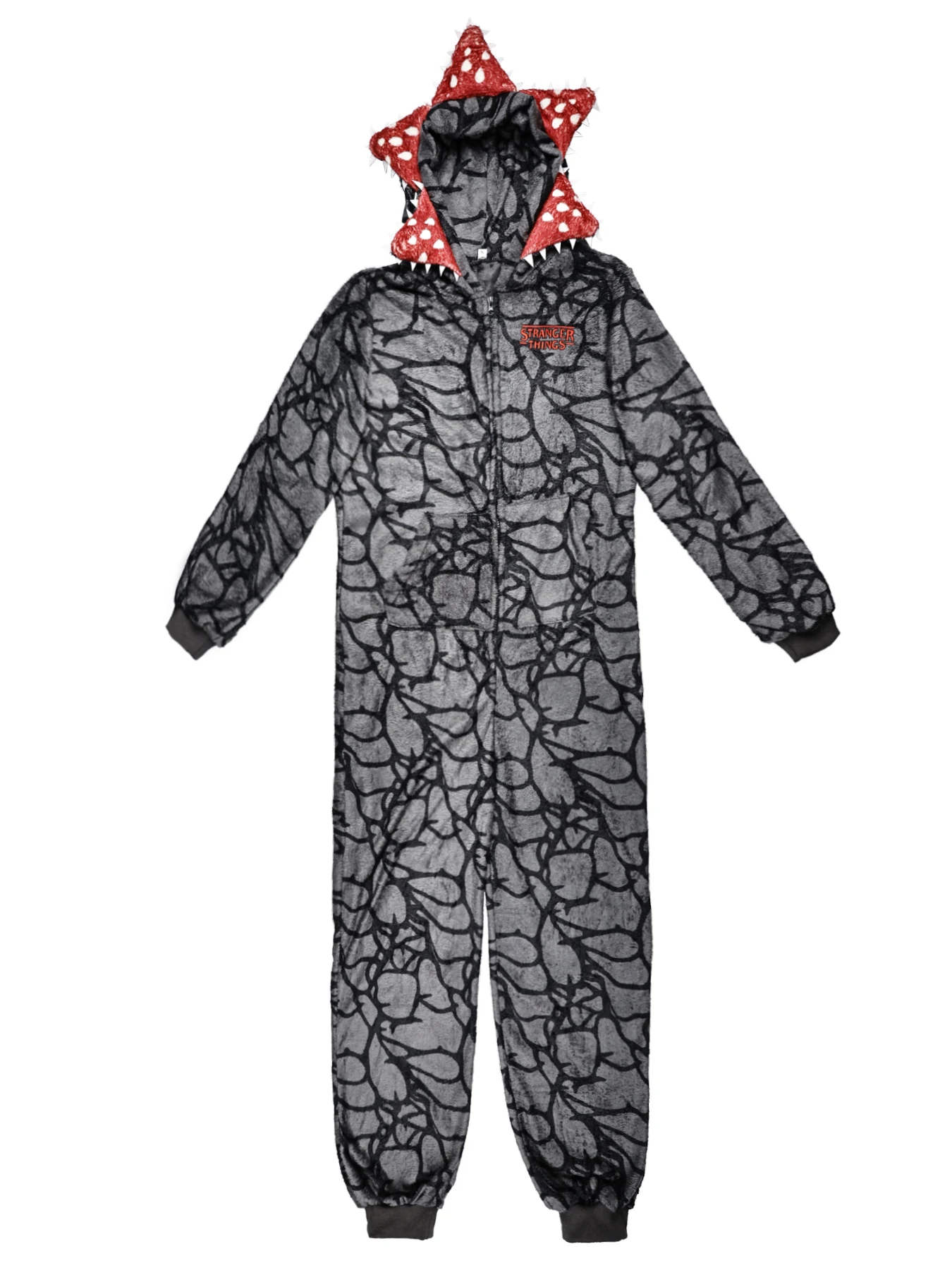 

New With Demogorgon Plant Design - Adult Kids Onesie With Cozy Perfect For Holiday Parties Christmas Stranger Pajamas Halloween