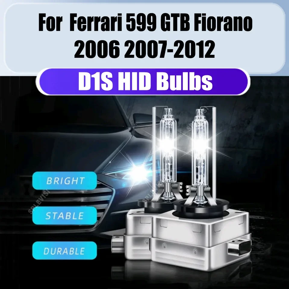 D1S HID Headlight Bulbs 35 Watt / bulb, 70 Watt / pair bulbs 6000K For Ferrari 599 GTB Fiorano 2006 2007 2008 2009 2010-2012