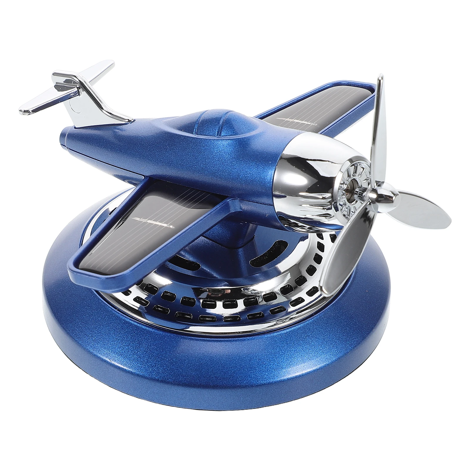 

Solar Car Ornaments Airplane Essential Oil Diffuser Plastic Dashboard Decorations