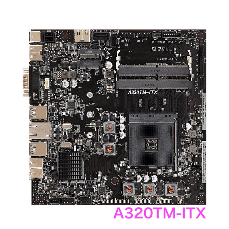 

Подходит для материнской платы Asrock A320TM-ITX AM4 MINI-ITX материнская плата 100% протестирована нормально работает