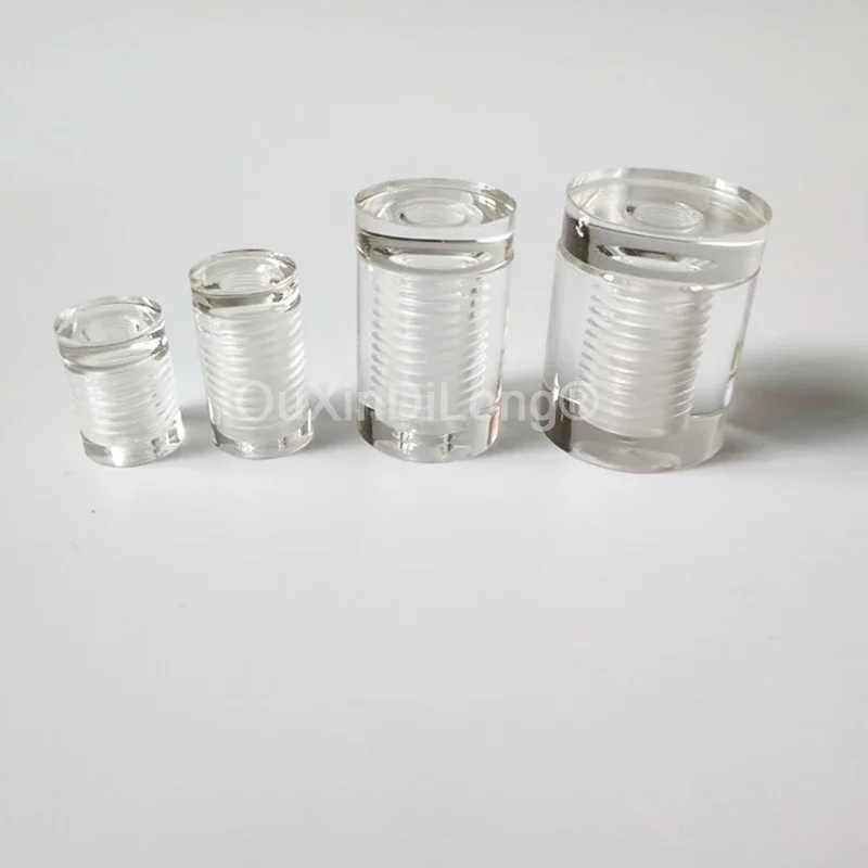 

500PCS Size 13X19mm Acrylic Clear Sign Holders Plastic Standoff Screws for Advertising Store Sign Poster Display Fastener GF1003