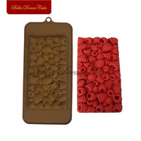 3D Raspberry Design Chocolate Bar Silicone Mold DIY Fruit Fondant Mousse Mould Cake Decorating Tools Kitchen Baking Accessories