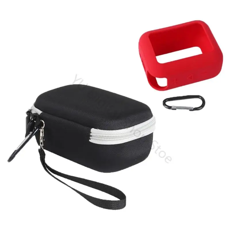 96BA Premium-Silikonschutz-Reisetasche für GO 4, kompakte Lautsprecherabdeckung, Rundumabdeckung, rutschfest und leicht zu – Detail 8