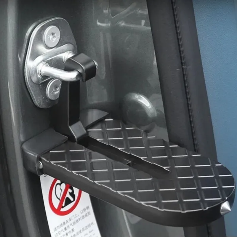 

Авто складной багажник на крышу автомобиля, дверная ступенька, многофункциональный универсальный крючок с защелкой, педаль, аксессуары для безопасности из алюминиевого сплава, подставка