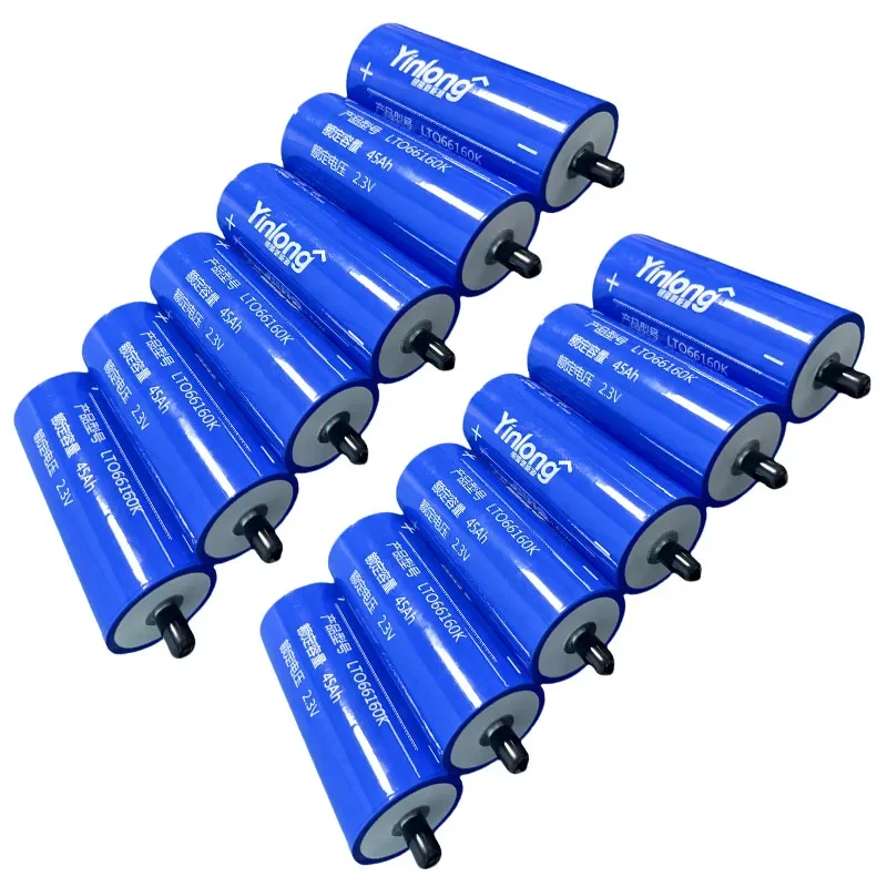 Neue 1-72 Stück 2,3V 45Ah Klasse A Yinlong Lithium-Titanat LTO Batterie 10C Elektroboot Solar-Lautsprecher Stromversorgungsbatterie DIY 12V 24V 48V – Detail 7
