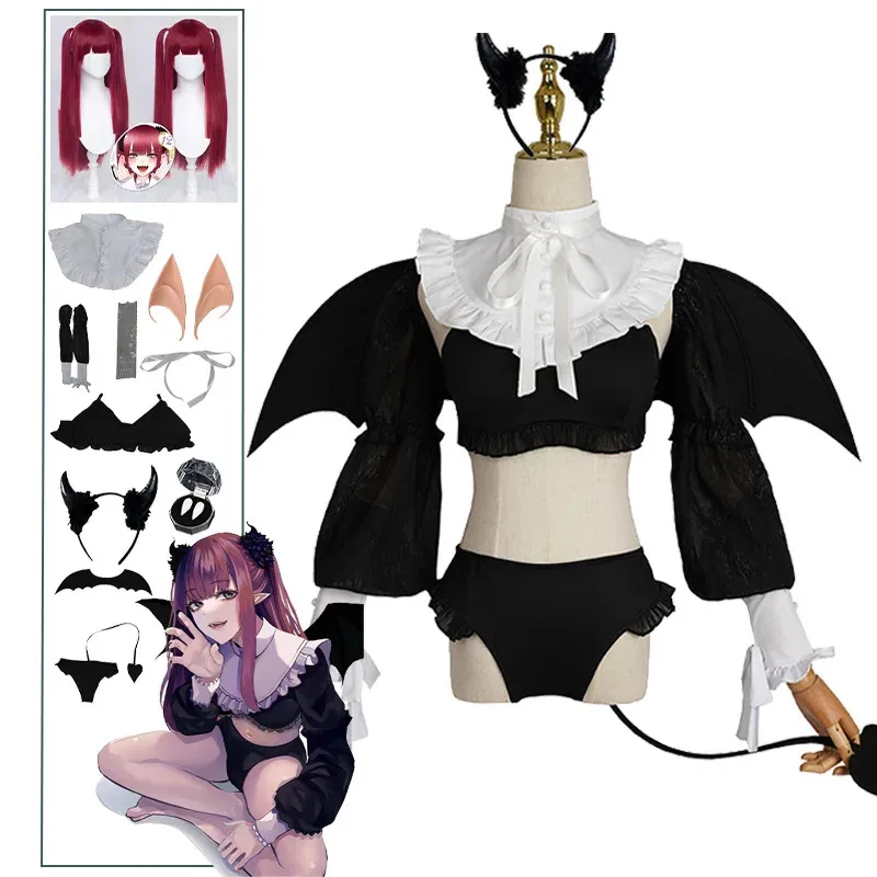 

Anime Rizu Kyun Cosplay My Dress Up Darling Kitagawa Marin Cosplay Costume Sexy Clothes Uniform Halloween Costumes for Women