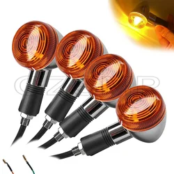 Motorcycle mini Turn Signals Lights fit For Kawasaki Vulcan VN 800 900 1500 2000 Custom Honda VTX1300 C R S RETRO