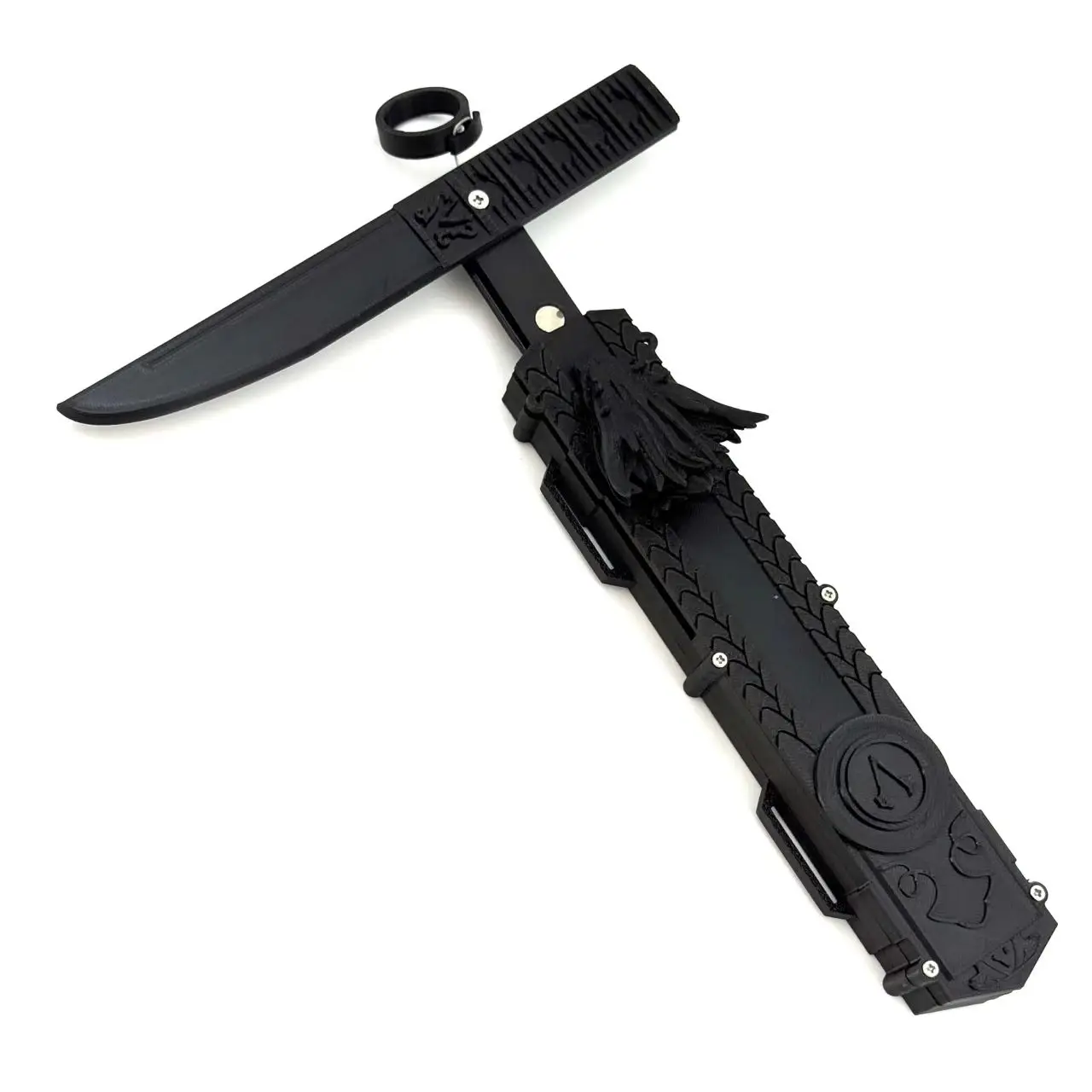 New Rotatable Cord-Controlled Hidden Blade, Assassin's Creed Shadows Naoe Hidden Blade, Role-Playing Prop, Festival Gift
