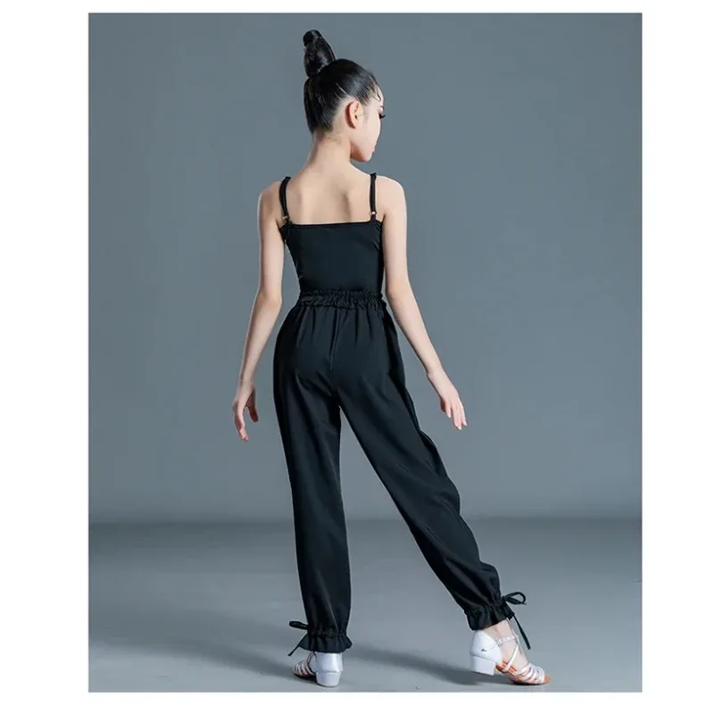 ชุดเต้นลาตินสำหรับเด็กผู้หญิง ชุดเต้นบอลรูม รุมบ้า แซมบ้า ชั้นชายกระโปรงเต้นแซมบ้า ชาชา แทงโก้ ชุดเต้นลาตินมาตรฐาน ชุดเต้นซัลซ่า ชุดเต้นลาตินแบบกางเกง