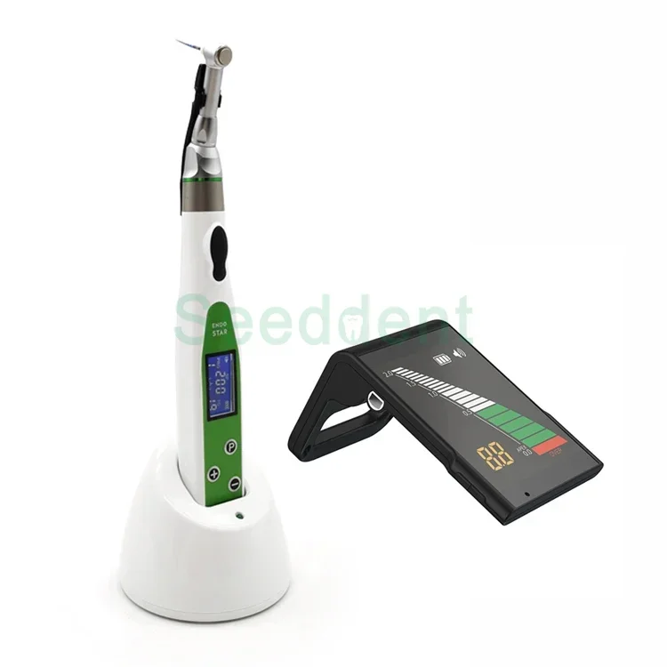 

Den tal Wireless LED Den tal Endo Motor 16:1 Contra Angle with Apex Locator For Root Canal Treatment