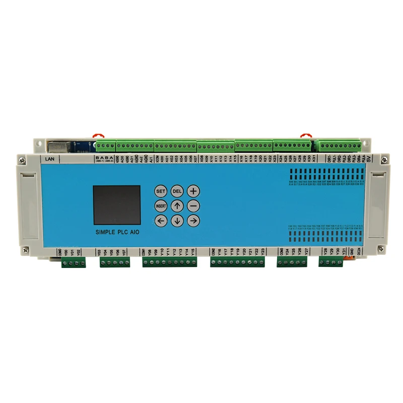 

32-in 32-out Relay Output PLC 2channel Analog Inputs and Outputs with 2 Channel RS485 Communication