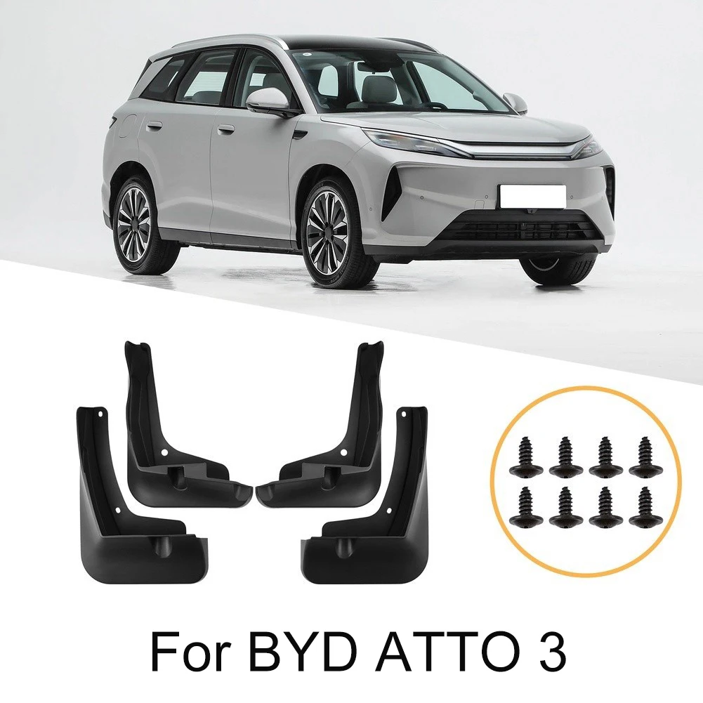 Long Term Use Mudguards Car Tire Mud Flaps ABS Plastic Construction Heat Resistant Material Anti-aging Properties