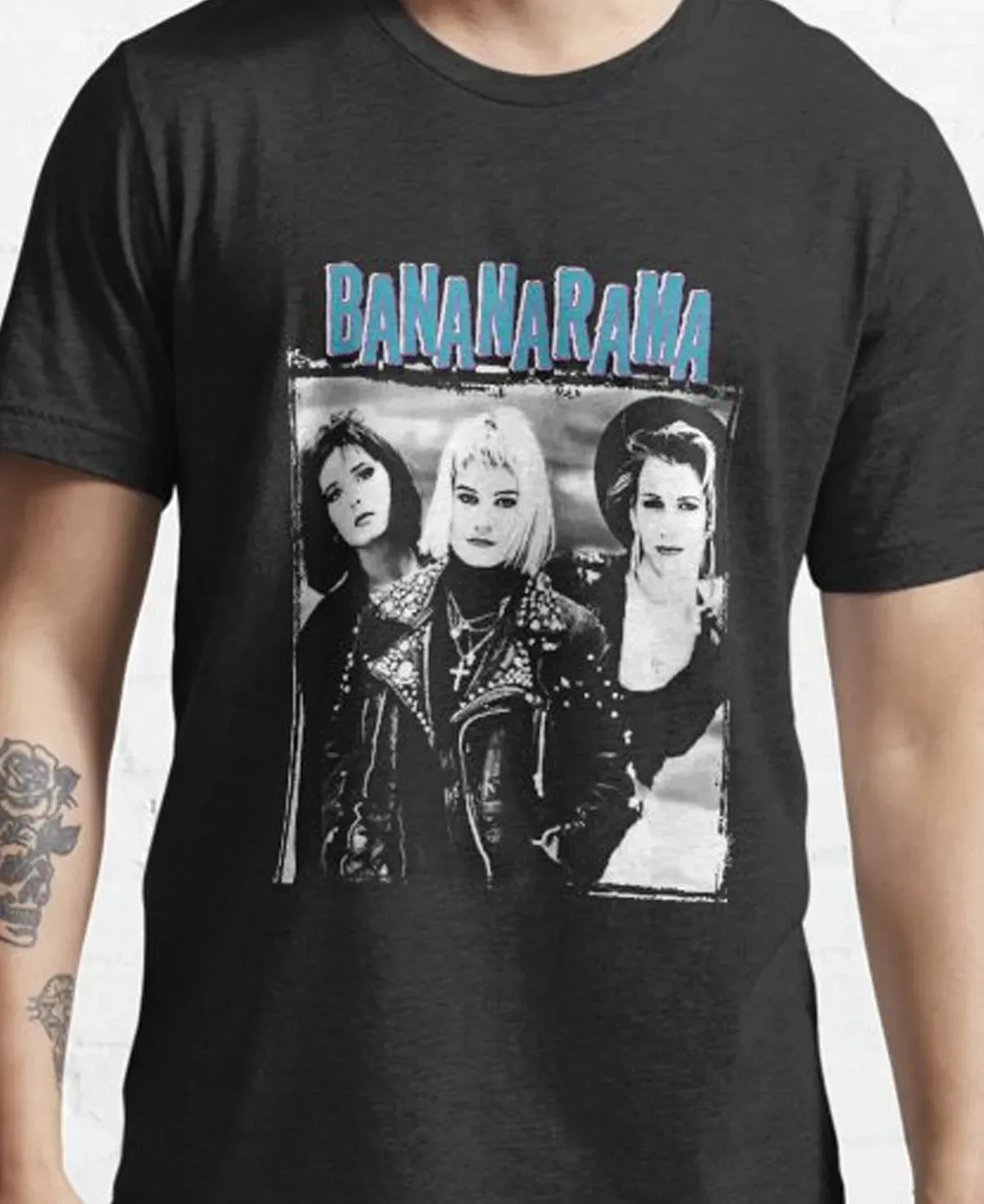 retro VTG Bananarama band T-shirt BLACK Short sleeve S to 5Xl 1F1087