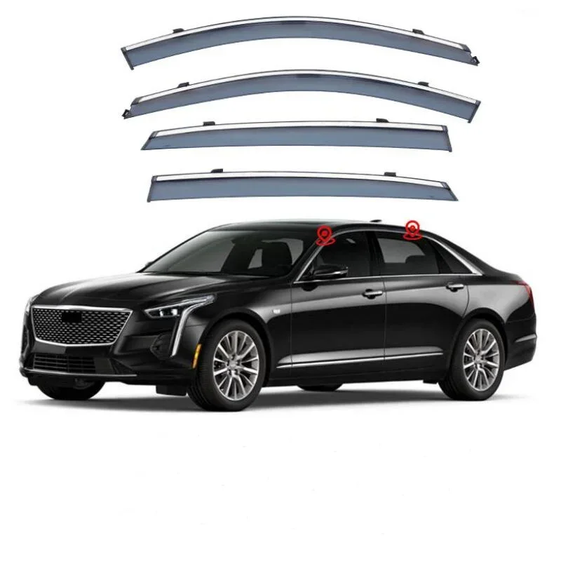 

Awnings & Shelters Window Visor Side Window Deflector For Cadillac CT6 2015 2016 2017 2018 2019 2020 2021 2022