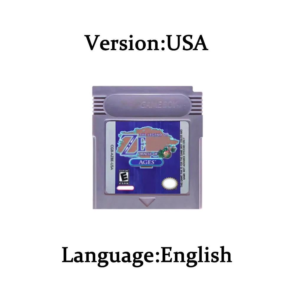 Zelda-Serie GBC 16-Bit-Videospielkassette Spielkonsolenkarte Zelda Links Awakening Oracle of Ages Seasons Hochwertig für GBC – Detail 2