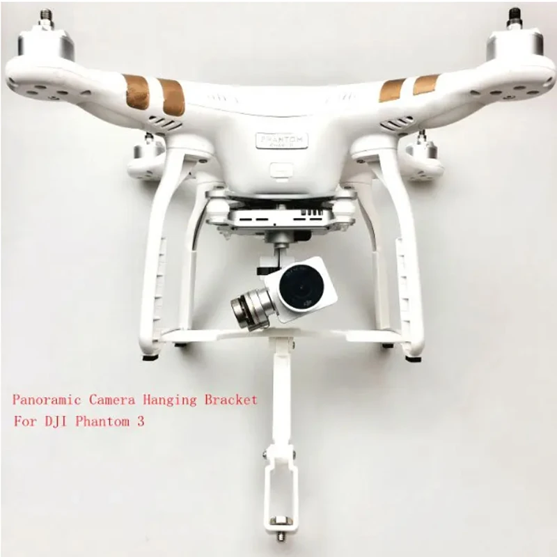 Soporte panorámico de 360 grados para cámara VR, soporte colgante, Placa de protección, adaptador de abrazadera fija para DJI Phantom 3, accesorios