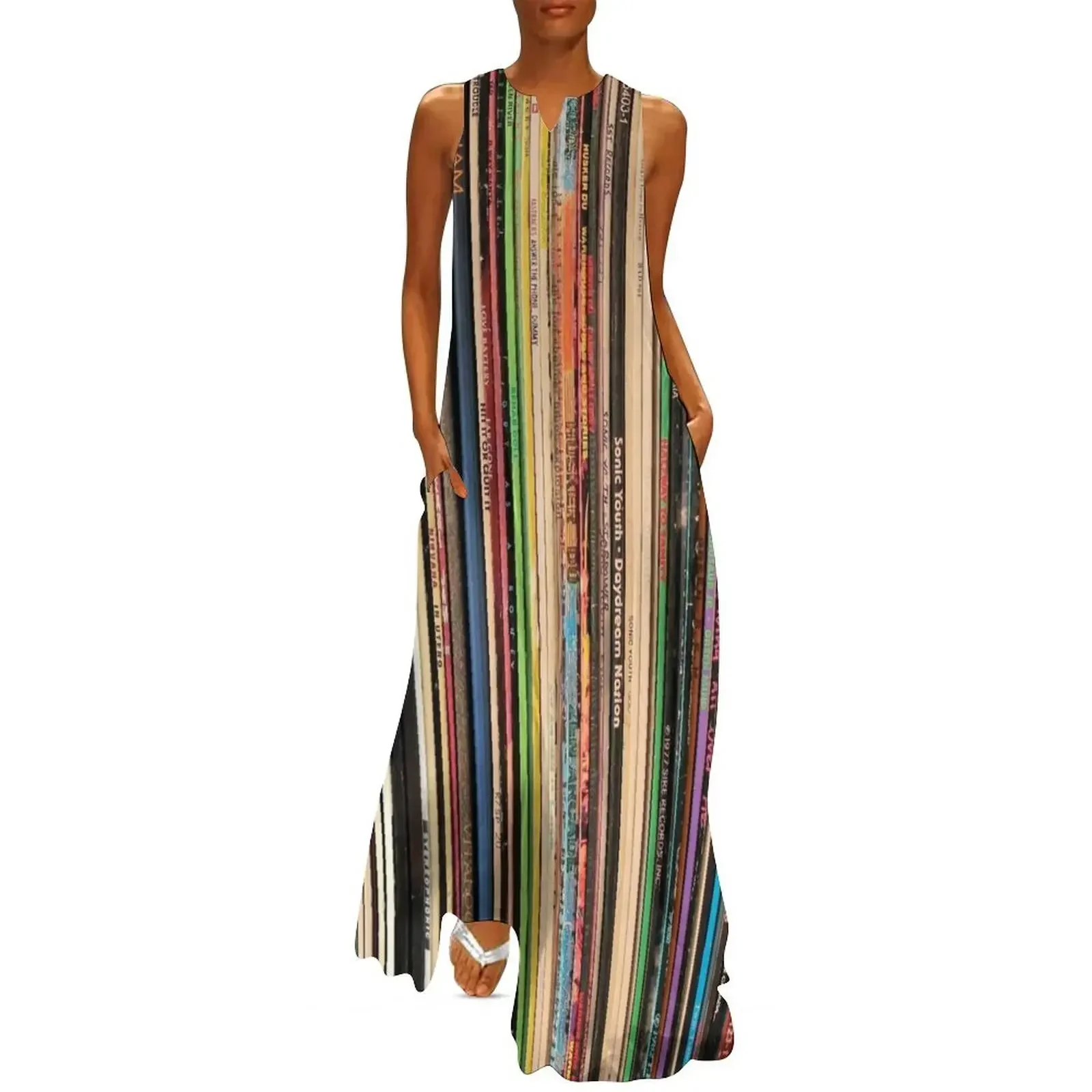 

Record Collector Long Dress beach dresses dress women summer cute dress