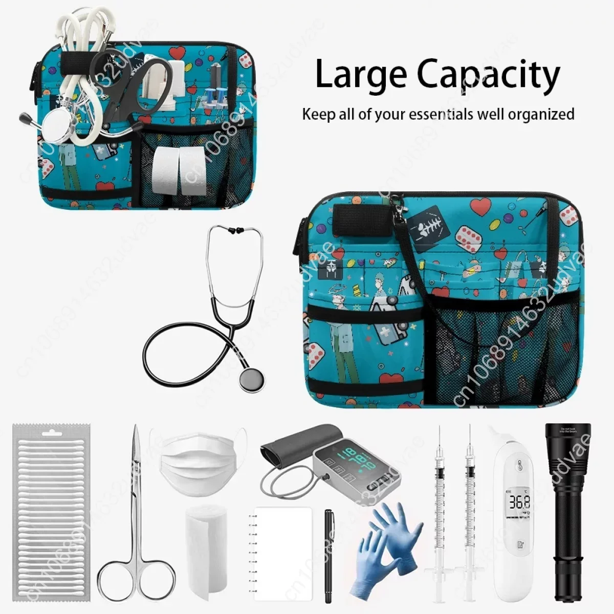 New Nurse Organizer Belt Bags Fanny Pack Medical Doctor Cartoon Design Waist Bag For Stethoscope Medicine Bandage Storage Pouch